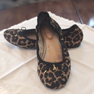 Sam Edelman Leopard Print Women's Ballet Flats